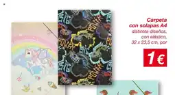 KIK Carpeta con solapas A4 oferta