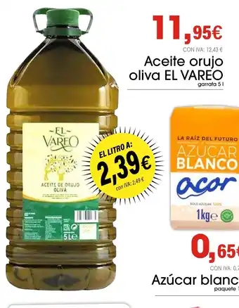 EL VAREO Aceite orujo oliva