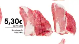 Cash Ifa Secreto cerdo blanco kilo oferta