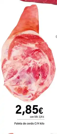 Cash Ifa Paleta de cerdo oferta