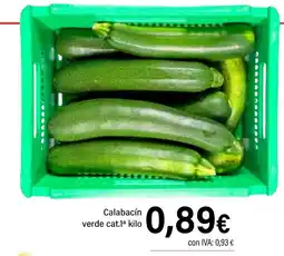 Cash Ifa Calabacín verde oferta