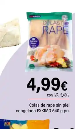 Cash Ifa EXKIMO Colas de rape sin piel congelada oferta