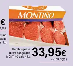 Cash Ifa MONTIÑO Hamburguesa mixta congelada oferta