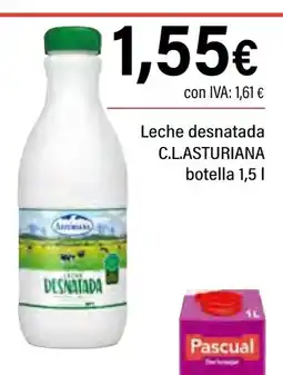 Cash Ifa C.L.ASTURIANA Leche desnatada oferta