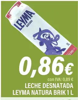 Cash Ifa LEYMA Leche desnatada natura oferta