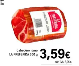 Cash Ifa LA PREFERIDA Cabecero lomo oferta