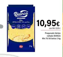 Cash Ifa BIANCA Preparado lácteo rallado Mix 70/30 bolsa oferta