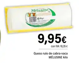 Cash Ifa MÉLUSINE Queso rulo de cabra-vaca oferta