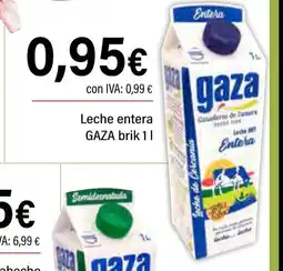 Cash Ifa GAZA Leche entera oferta