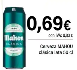 Cash Ifa MAHOU Cerveza clásica lata oferta