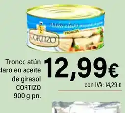 Cash Ifa CORTIZO Tronco atún claro en aceite de girasol oferta