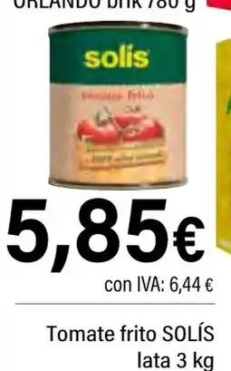 Cash Ifa SOLÍS Tomate frito oferta