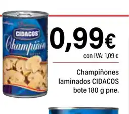 Cash Ifa CIDACOS Champiñones laminados oferta