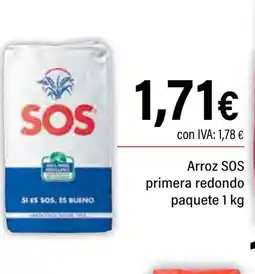 Cash Ifa SOS Arroz primera redondo paquete oferta
