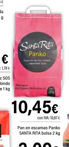 Cash Ifa SANTA RITA Pan en escamas Panko oferta