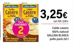 Cash Ifa GALLINA BLANCA Caldo casero 100% natural pollo oferta