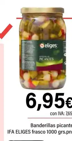 Cash Ifa IFA ELIGES Banderillas picantes frasco oferta