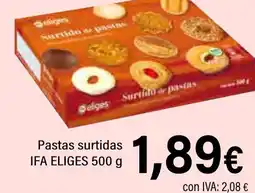 Cash Ifa IFA ELIGES Pastas surtidas oferta