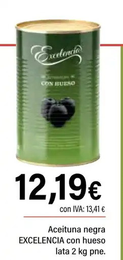 Cash Ifa EXCELENCIA Aceituna negra con hueso oferta