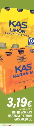 Cash Ifa Refresco kas naranja o limón oferta