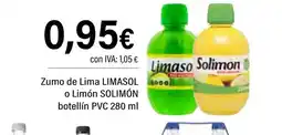 Cash Ifa LIMASOL, SOLIMÓN Zumo de Lima o Limón oferta