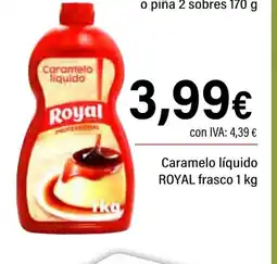 Cash Ifa ROYAL Caramelo líquido frasco oferta
