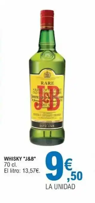 E.Leclerc "J&B" Whisky 70cl oferta