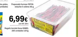 Cash Ifa DAMEL Regaliz torcido fresa 200 unidades oferta