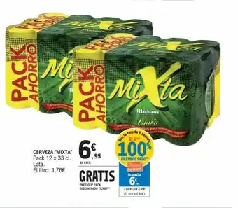 E.Leclerc "Mixta" Cerveza 12x33 cl. oferta