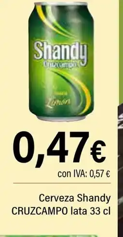 Cash Ifa CRUZCAMPO Cerveza Shandy oferta