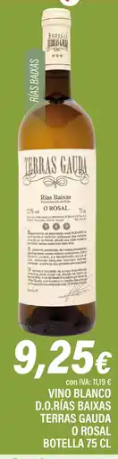 Cash Ifa Vino blanco d.o.rías baixas terras gauda o rosal oferta