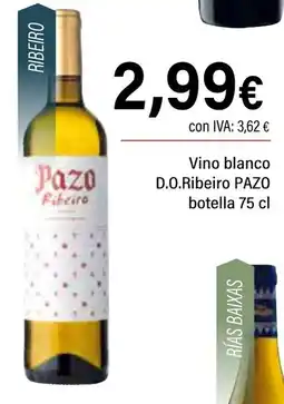 Cash Ifa PAZO Vino blanco D.O.Ribeiro oferta