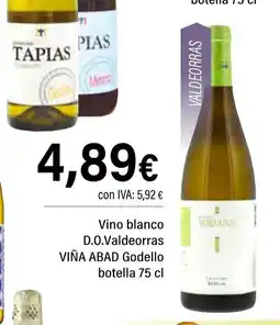 Cash Ifa VIÑA ABAD Vino blanco D.O.Valdeorras Godello oferta