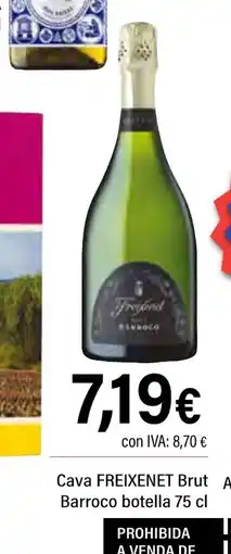 Cash Ifa FREIXENET Cava Brut Barroco botella oferta