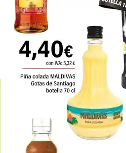 Cash Ifa MALDIVAS Piña colada Gotas de Santiago oferta
