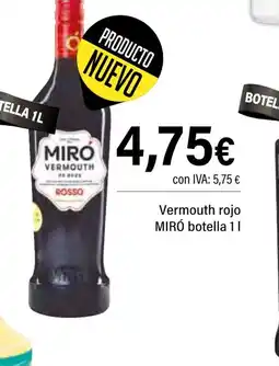 Cash Ifa MIRÓ Vermouth rojo oferta