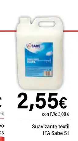 Cash Ifa IFA SABE Suavizante textil oferta