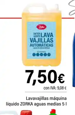 Cash Ifa ZORKA Lavavajillas máquina líquido aguas medias oferta