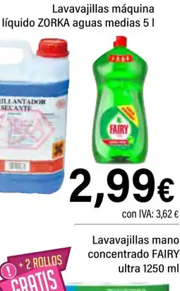 Cash Ifa FAIRY Lavavajillas mano concentrado ultra oferta