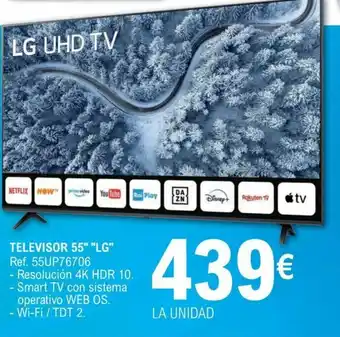 E.Leclerc "LG" Televisor 55" oferta