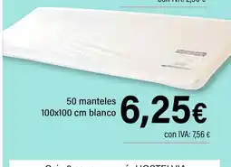Cash Ifa 50 manteles blanco oferta
