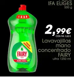 Cash Ifa FAIRY Lavavajillas mano concentrado oferta