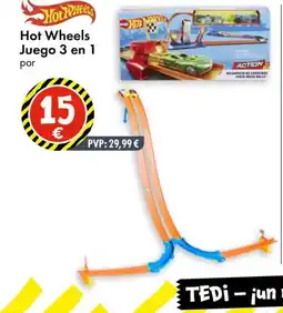 TEDi Hot Wheels Juego 3 en 1 oferta