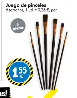 TEDi Juego de pinceles oferta