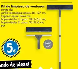 TEDi Kit de limpieza de ventanas oferta