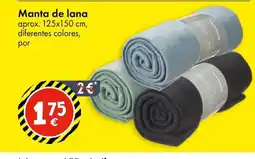 TEDi Manta de lana oferta