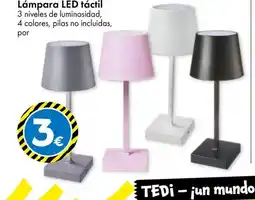 TEDi Lámpara LED táctil oferta