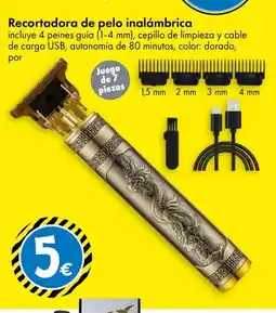 TEDi Recortadora de pelo inalámbrica oferta