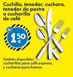 TEDi Cuchillo, tenedor, cuchara, tenedor de postre o cucharilla de café oferta