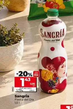 Maxi Dia FIESTA DEL DIA Sangria oferta